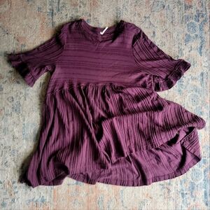 Free People purple cozy knit dress